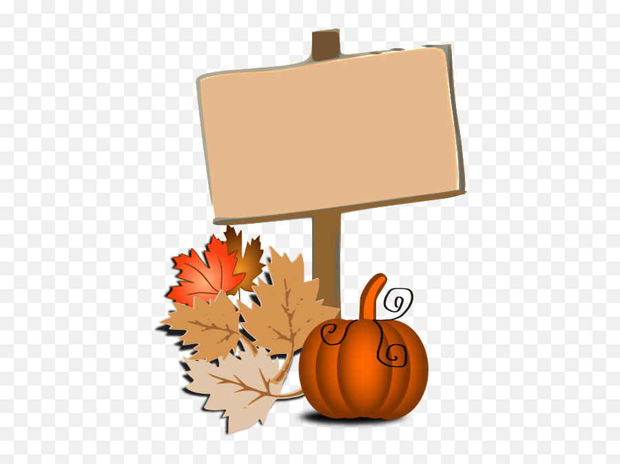 Wood Sign Pumpkin Halloween Clip Art - Vector Fall Clipart Png,Halloween Banner Png