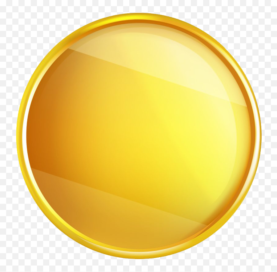 Empty Gold Coin - Empty Golden Coin Png,Gold Coin Png