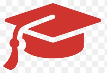 Graduation Icon Png Pink Clipart - Cap