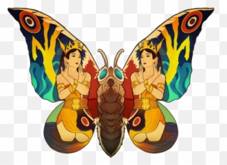 Was - Shobijin Mothra Vs Godzilla Png,Mothra Png