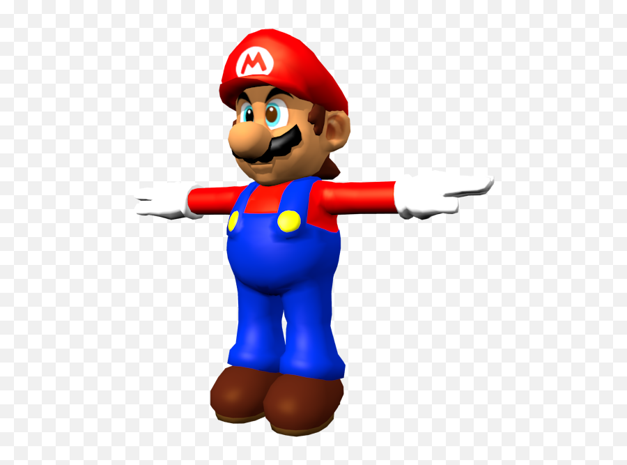 Mario Customs - Mario N64 Era Model Png,N64 Png