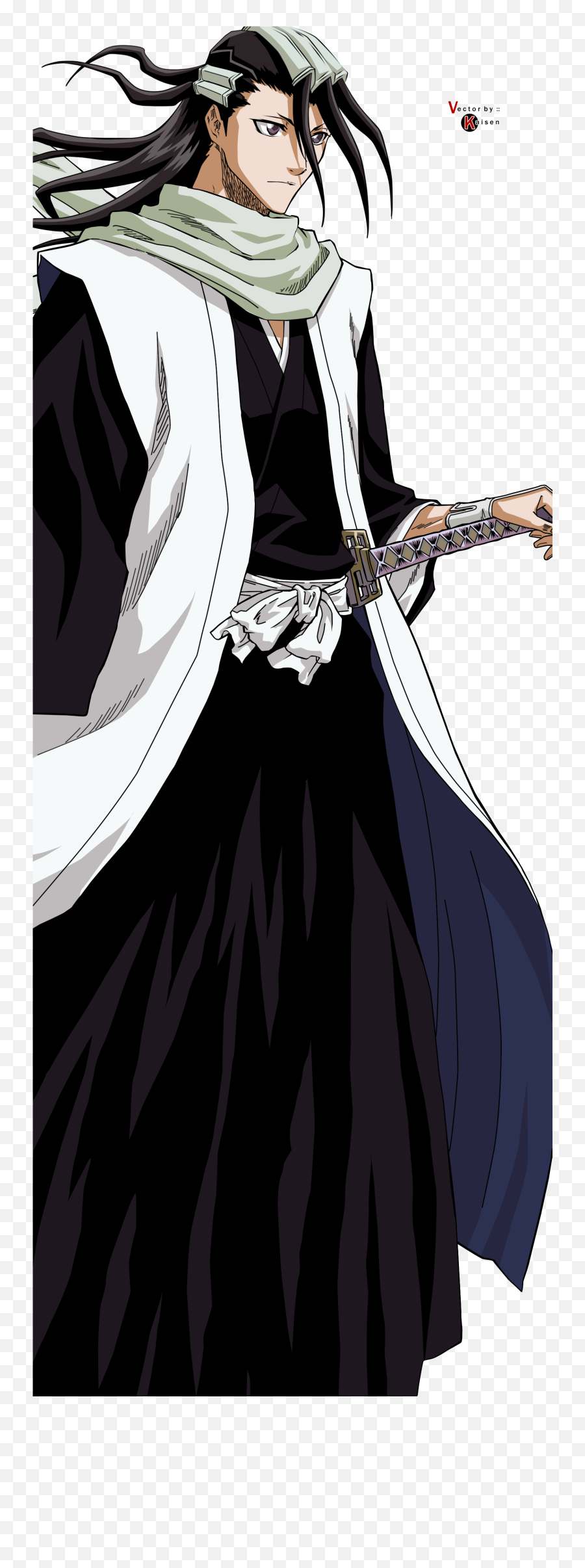 Bleach Kuchiki Byakuya Male Transparent - Fictional Character Png,Bleach Transparent