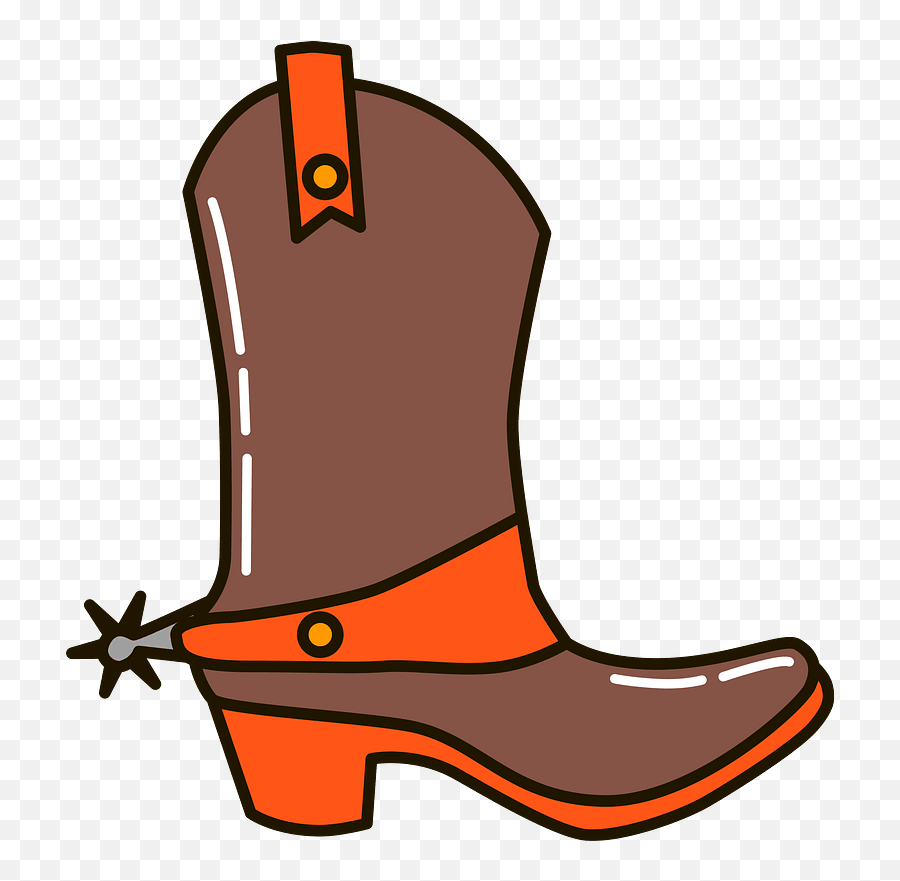Cowboy Boot Clipart - Cowboy Boot Clipart Png,Cowboy Boots Transparent