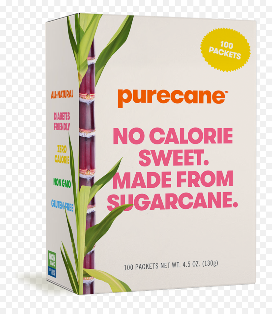 Purecane Packets - Flower Png,Sugarcane Png
