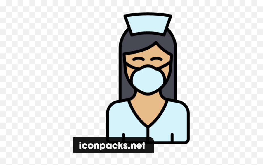 Free Nurse Icon Symbol - Transparent Nurse Icon Png,Nurse Vector Icon