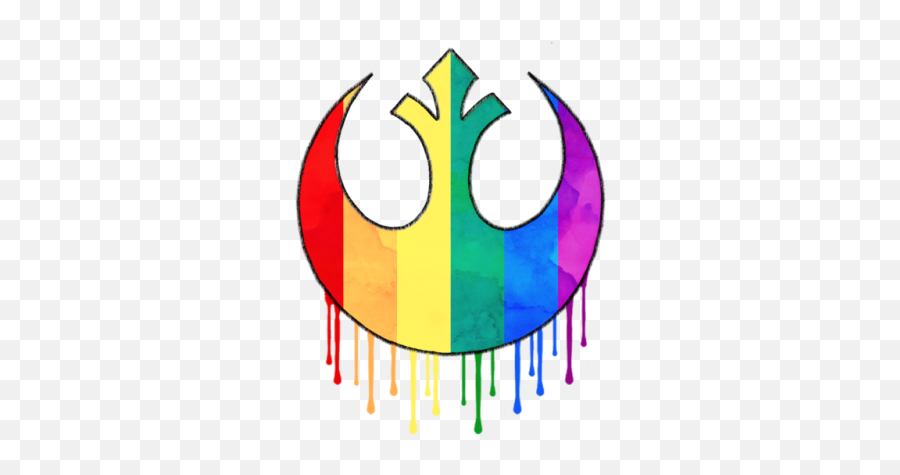 Starwars Clipart Rebel Alliance - Pride Flag Star Wars Png,Rebel Flag Png