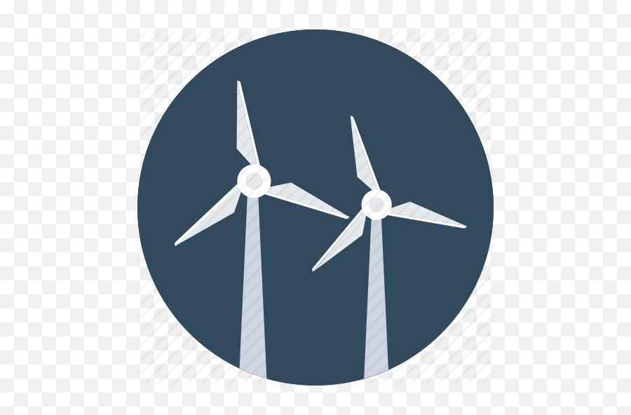 Download Wind Power Icon Clipart - Wind Farm Wind Turbine Icon Png,Wind Power Icon