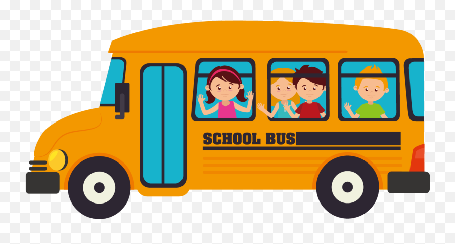 Cartoon School Bus Png Download - Transparent Background School Bus Png,Bus Transparent
