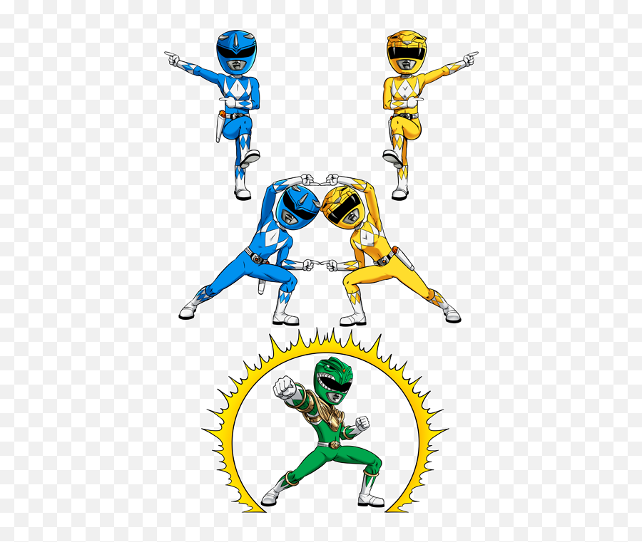 Parody Of Star Wars - Walle Blue Power Ranger Yellow Power Rangers Blue Yellow Green Png,Power Rangers Icon