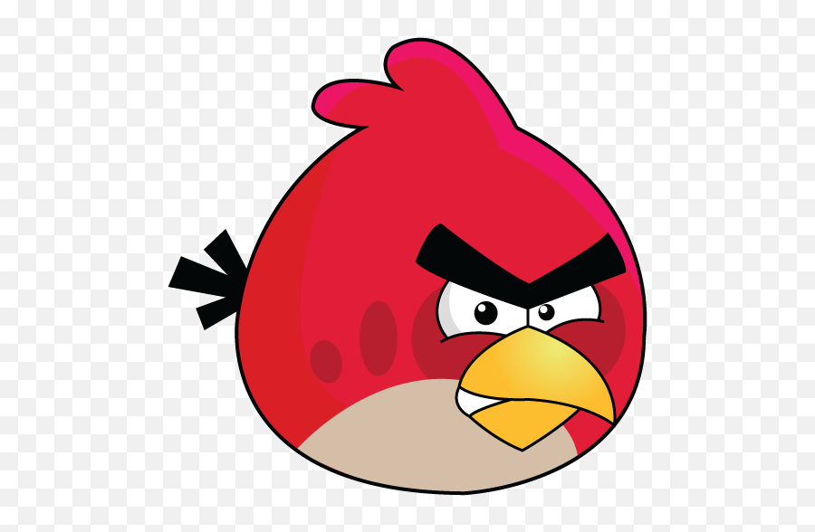 Angry Birds Art Vector - Transparent Angry Birds Red Bird Png,Angry Bird Icon