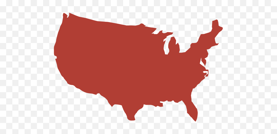 Map Usa Silhouette Icon - Canva Usa Silhouette Png,Map Of Usa Icon