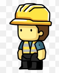 Scribblenauts Construction Worker Transparent Png - Stickpng Construction Worker Cartoon Transparent,Construction Worker Png