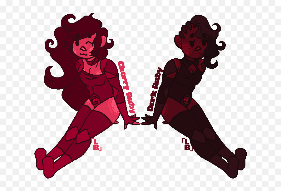 Artbook - Steven Universe Pixel Art Dark And Dark Steven Universe Ruby Png,Popee The Performer Icon