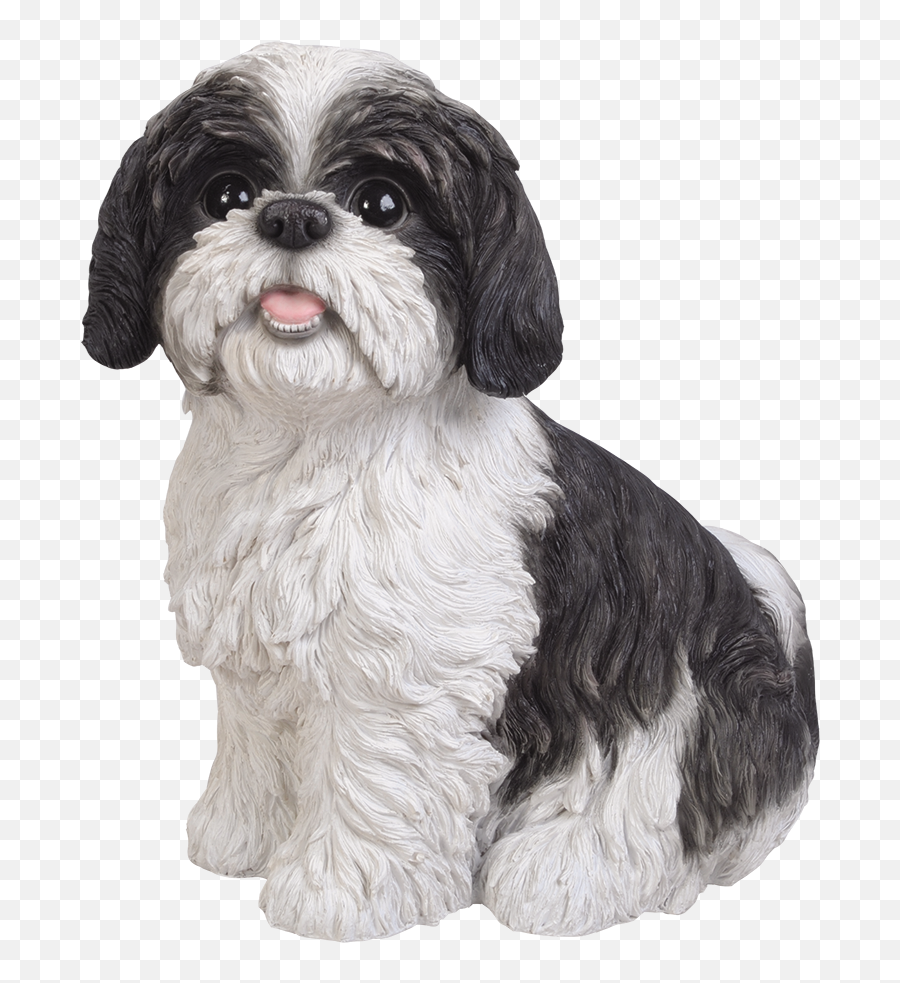 Shih Tzu Lifelike Sitting Statue - Shih Tzu Garden Statue Png,Shih Tzu Icon