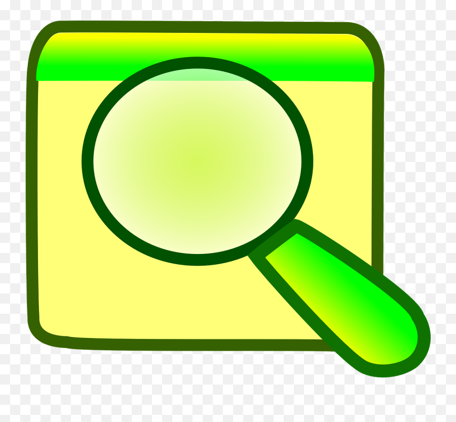 Download Folder Magnifying Glass Search Transparent Image - Search Yellosw Green Icon Png,Magnifying Glass Icon Transparent