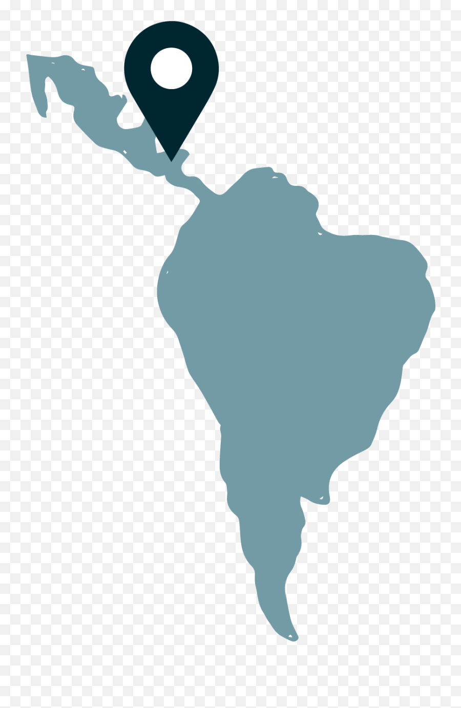 Latin America U2014 Global Outreach Developments Intu0027l - Vertical Png,America Map Icon