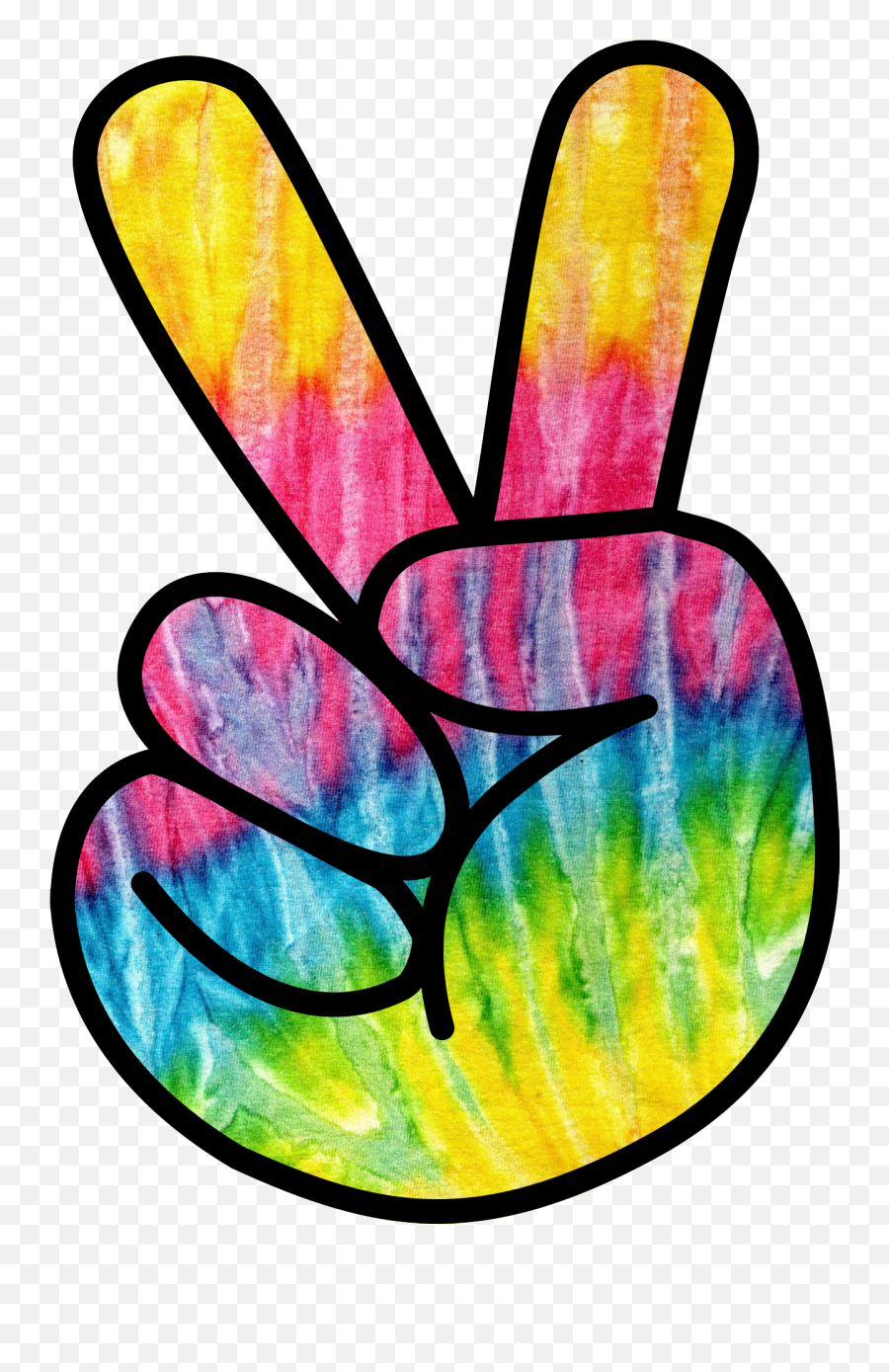 Psychedelic Peace Drawing Free Image - Hippie Peace Sign Hand Png,Psychedelic Png