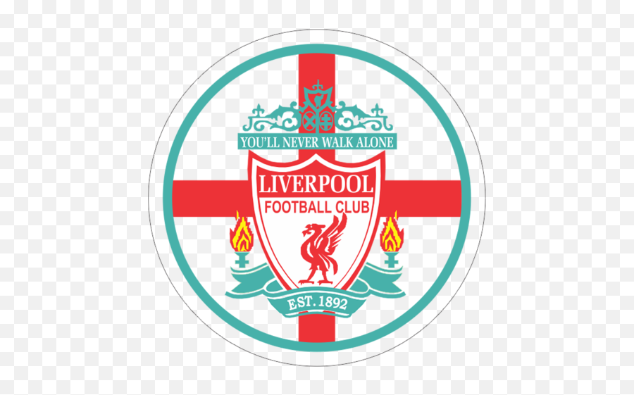 Liverpool Team Round Decal Flags N Gadgets - Liverpool Fc Png,Liverpool Logo Png