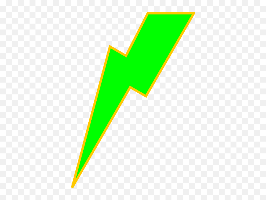 Lightening Bolt Clip Art - Vector Clip Art Green Lightning Bolt Png,Red Lightning Transparent