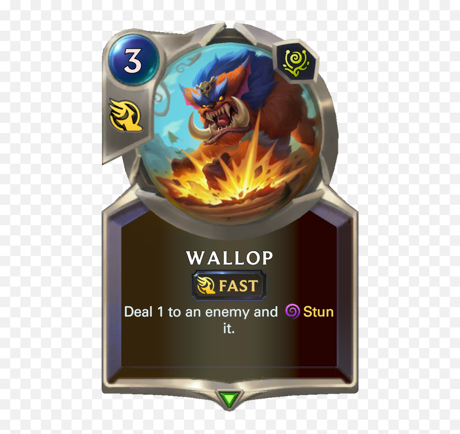 Vengeance Legends Of Runeterra Lor Cards - Wallop Lor Png,Icon Of Vengeance
