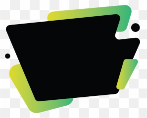 Green And Black Abstract Png Free - Clip Art