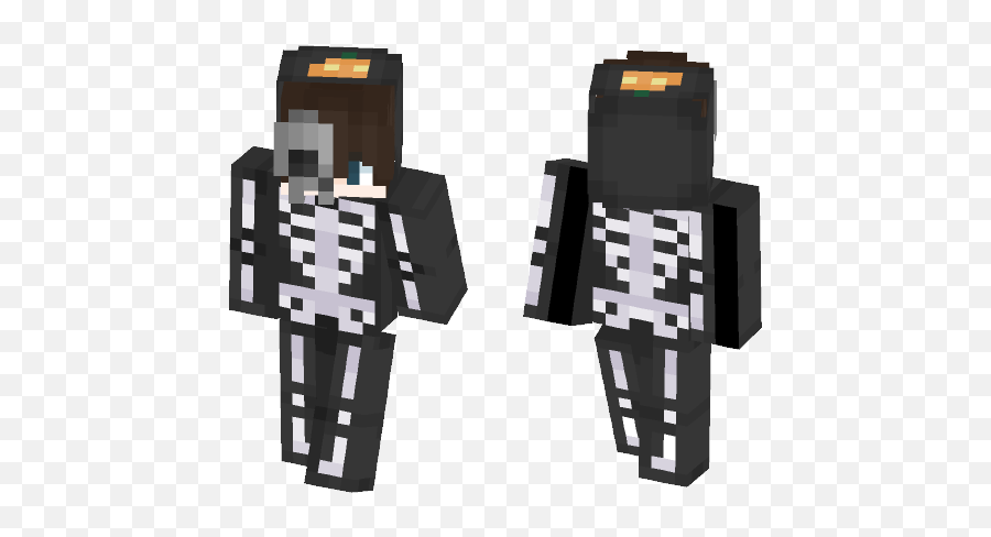 Download Skeleton Boy Minecraft Skin For Free - Minecraft Skins Pe Black Sweater Png,Minecraft Skeleton Png