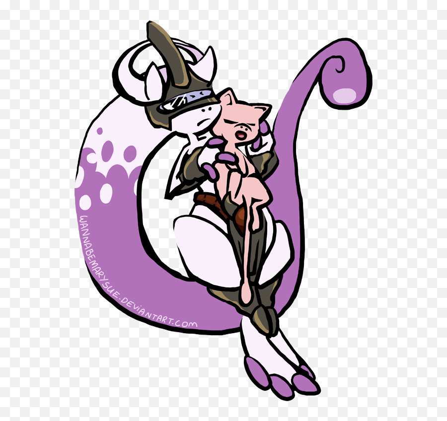 Mew Png - Pokemon Mewtwo And Mew Fanart,Beerus Png