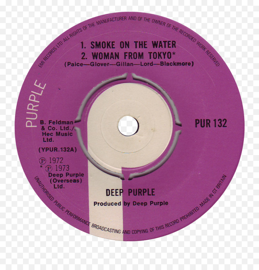 Purple Smoke Png - Pur132 Deep Purple Label Deep Purple Deep Purple Smoke On The Water Record,Purple Smoke Png