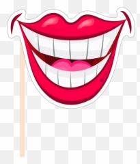 Lips Clipart Photo Booth Transparent Free - Smile Photo Booth Props png