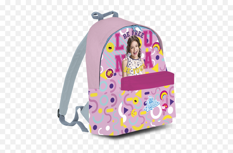Kids Euroswan Backpack Eastpack 42cm Soy Luna 313 Gr - Blue School Bag Png,Soy Luna Png