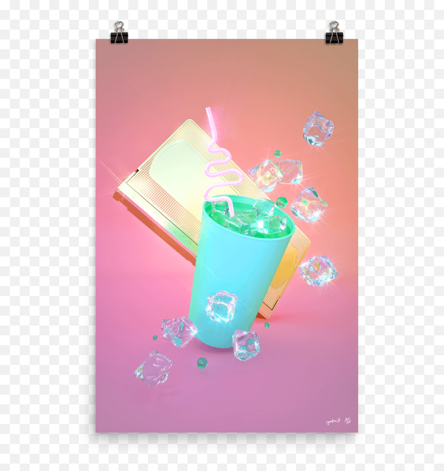 Soft Drink With Vhs Art Print By Pastelae - Art Png,Vhs Png