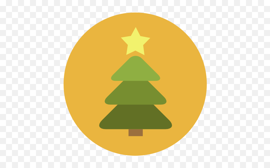 Christmas Tree Icon Flat Circle Iconset Fps - Nossa Senhora De Nazaré Desenho Png,Tree Icon Png