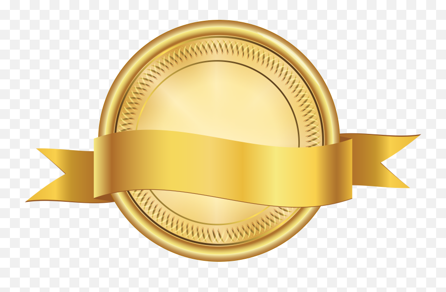 Coin Clipart Gold Seal - Transparent Gold Seal Png,Gold Seal Png
