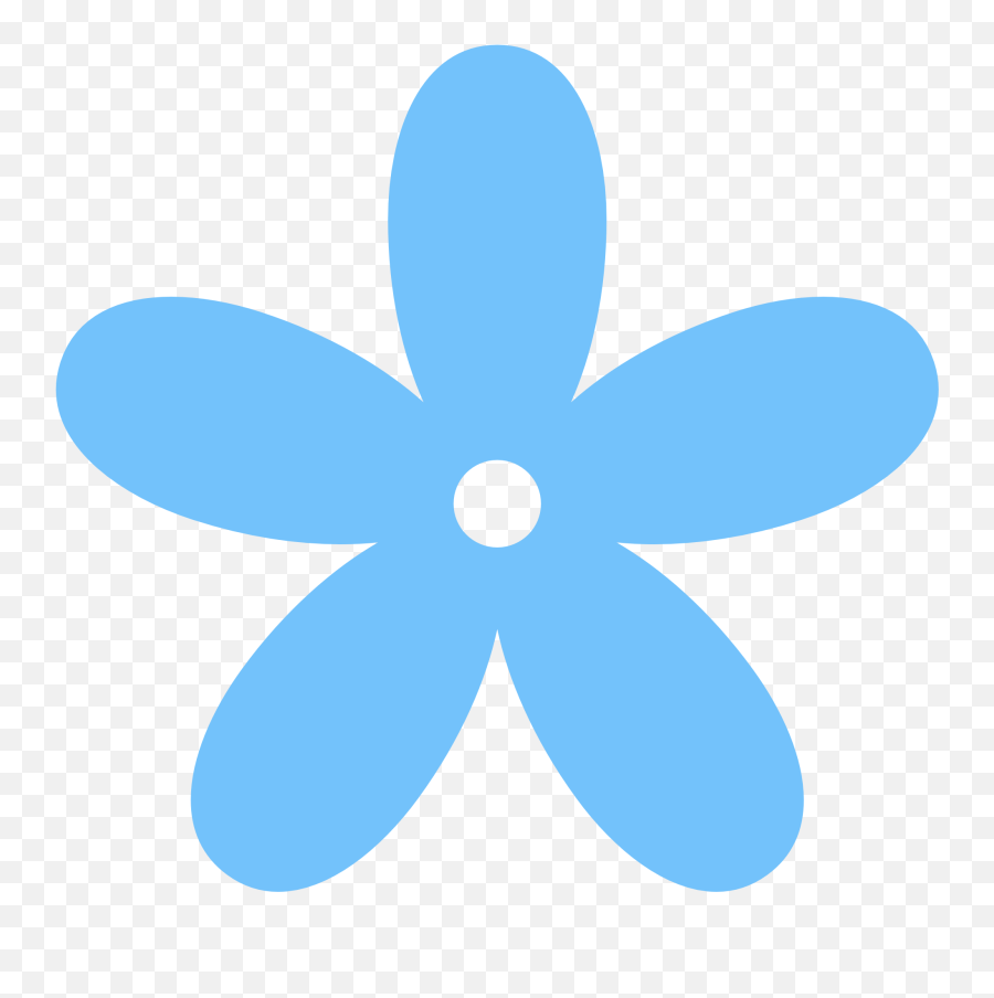 Free Blue Flower Transparent Background Download Clip - Pink Flower Cartoon Png,Blue Flower Transparent Background
