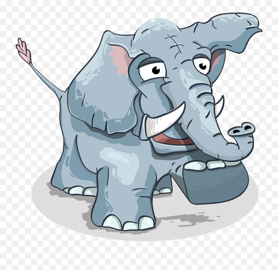 Elephant Cartoon Steps Baby - Gambar Gajah Kartun Vektor Png,Baby Elephant  Png - free transparent png images 