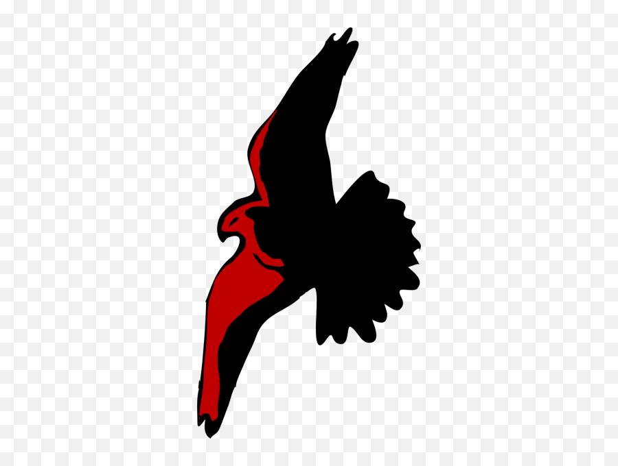 Flying Bird Silhouette Png Svg Clip - Cartoon Hawk Transparent,Bird Silhouette Png