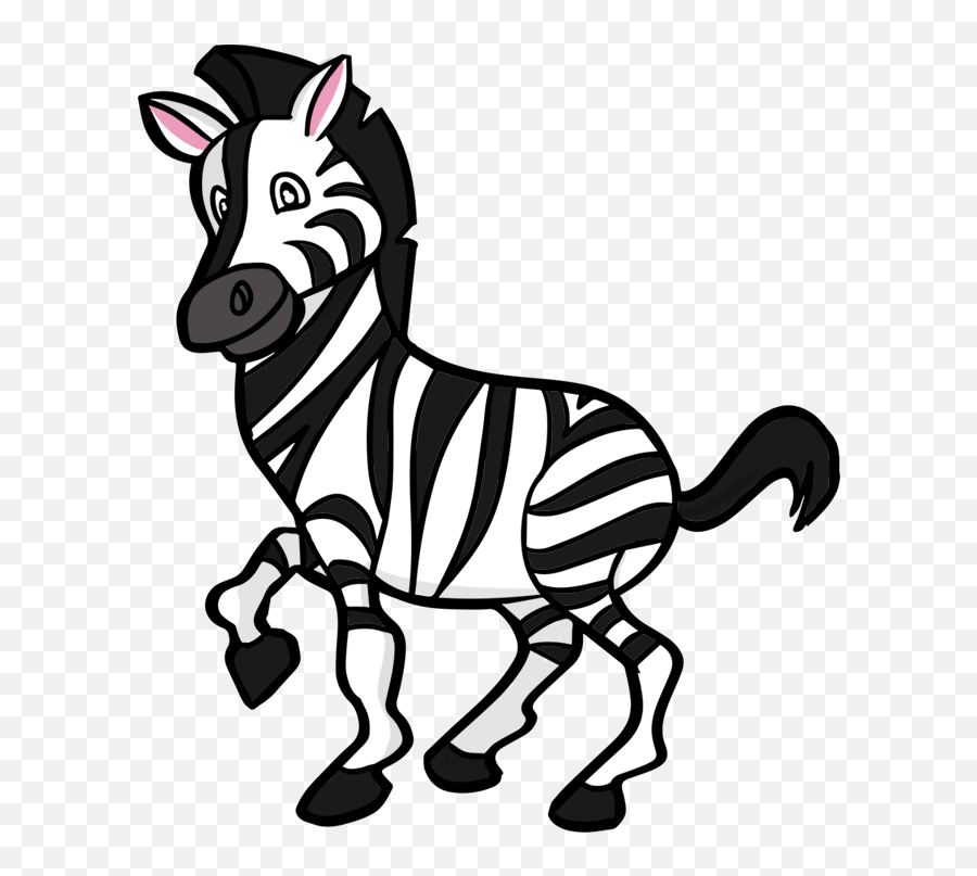 Clipart Animals Zebra Transparent - Zebra Clipart Png,Zebra Transparent Background