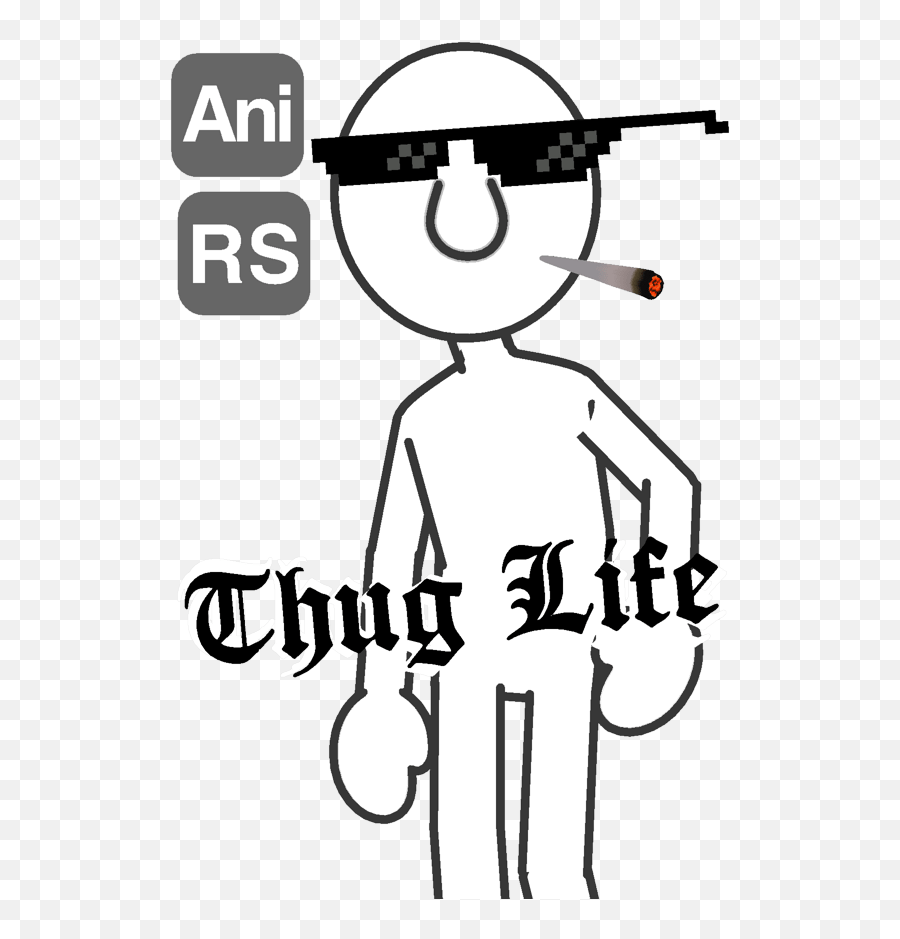 Thug Life Kit - Death Note L Bag Png,Thug Life Glasses Transparent