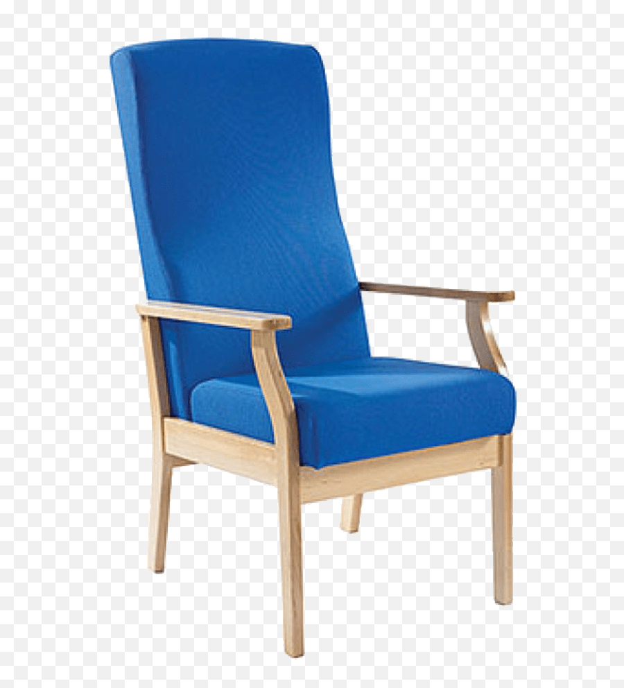 Blue Wooden Chair Transparent - Png Background In Chair,Chair Transparent Background