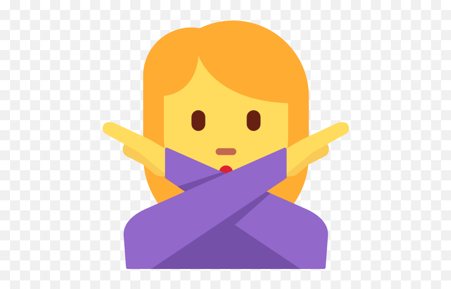 Person Gesturing No Emoji Meaning - Emoji With Crossed Arms Png,No Emoji Png