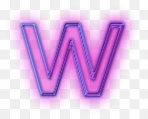 Symbols Letter W Png Transparent - Neon Letter W Png,W Png