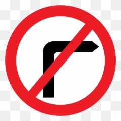 Uk Traffic Sign - Uk Road Signs No Right Turn Png,Highway Sign Png