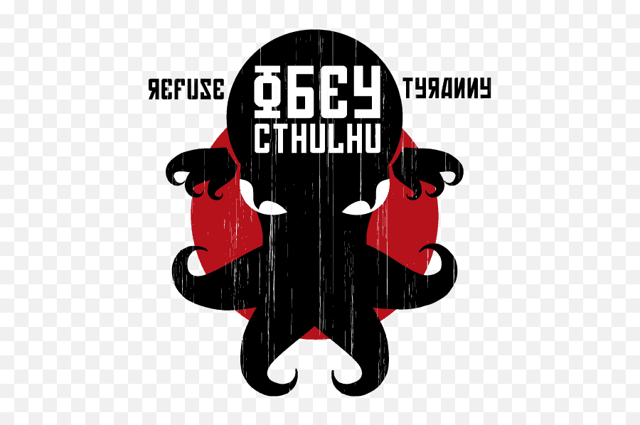 Obey Sticker Png Picture - Cthulhu,Obey Png