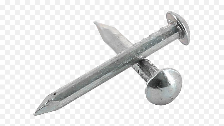Nails Forged And Tacks Round Head Zinc Coated Steel - Boeing 777 Png,Nail Head Png