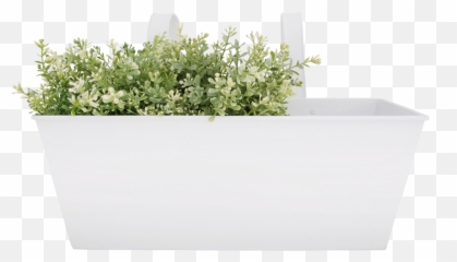 Rectangular Balcony Flower Pot - Esschert Design Rectangle Pot Flower Png