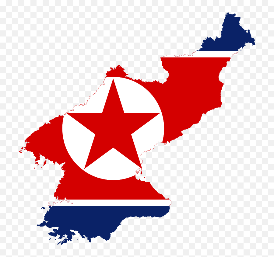 Youtube Clip Art - North Korea Best Korea Countryball Transparent North Korea Flag Map Png,Communist Flag Png