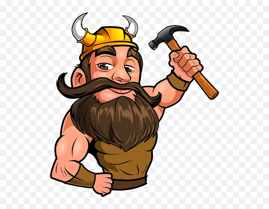 Download Viking Roofing Mascot Hd Png - Uokplrs Vikingos Png Cartoon,Cartoon Beard Png
