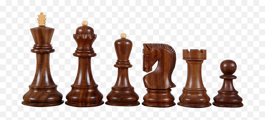 1959 Zagreb Staunton Sheesham Chess Pieces 35 I Chessgammon - Chess German Knight India Png,Chess Piece Png