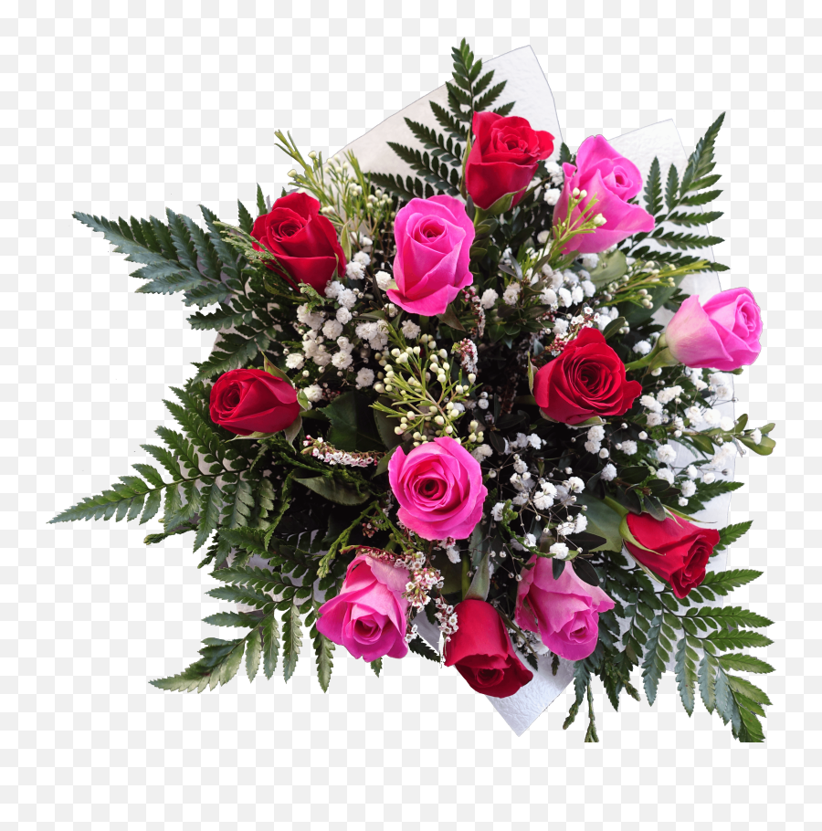 Download Pink Rose Bouquet - Garden Roses Png Image With No Free Rose Images Download Hd,Bouquet Of Roses Png