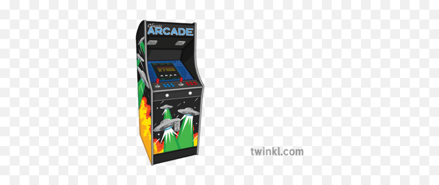 Arcade Machine 80s Retro Game Computing Secondary - Arcade Cabinet Png,Arcade Machine Png